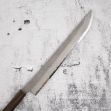 Nigara Aogami (Blue) Super Sakimaru Sujihiki 300mm Tsuchime Black Chacate
