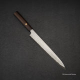 Nigara Anmon Kurozome Blue 2 Damascus Yanagiba 270mm