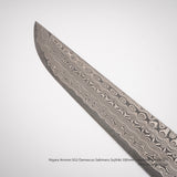 Nigara Anmon SG2 Damascus Sakimaru Sujihiki 300mm Ironwood Handle SP1