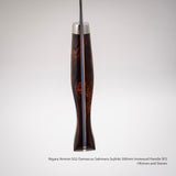 Nigara Anmon SG2 Damascus Sakimaru Sujihiki 300mm Ironwood Handle SP2