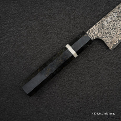 Nigara Anmon SG2 Raindrop Damascus K-tip Gyuto 240mm