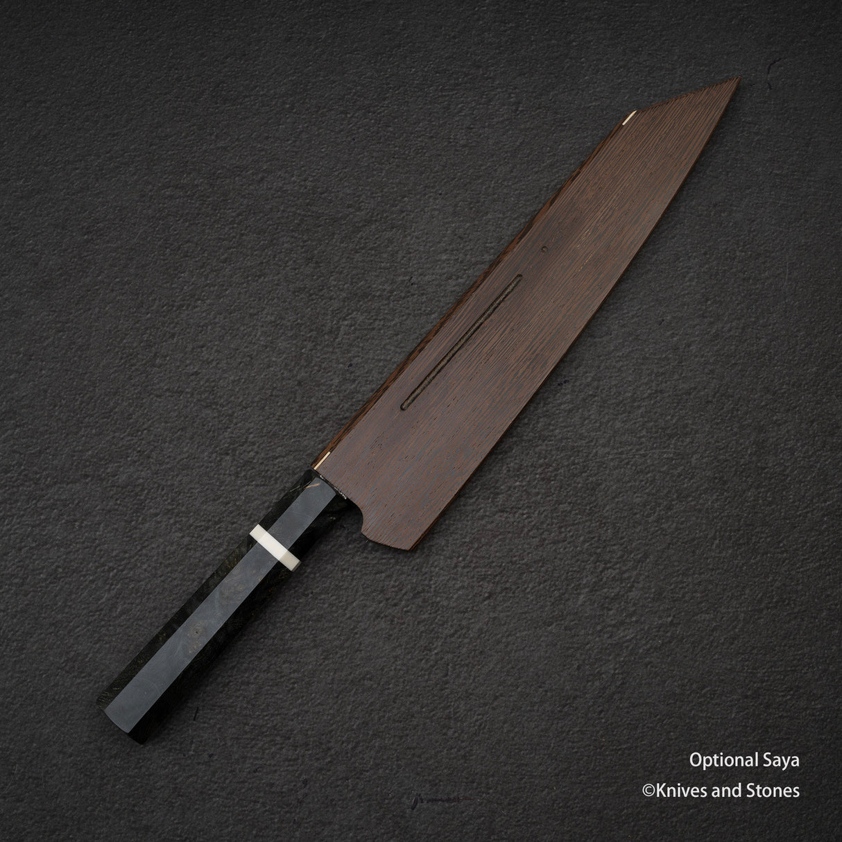 Nigara Anmon SG2 Raindrop Damascus K-tip Gyuto 240mm