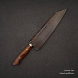 Nigara Anmon (暗紋) SG2 Raindrop Damascus K-tip Gyuto 210mm Amboyna Western Handle SP1