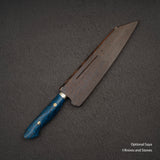 Nigara Anmon (暗紋) SG2 Raindrop Damascus K-tip Gyuto 210mm G10 Western Handle SP1