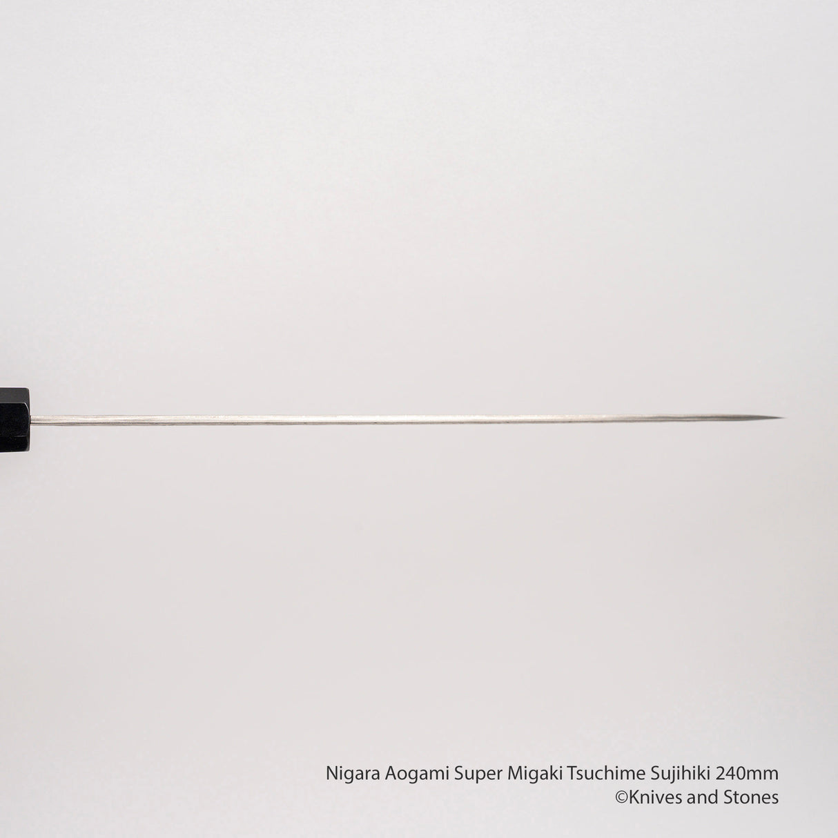 Nigara Aogami Super Matt Migaki Tsuchime Sujihiki 240mm