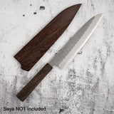 Nigara Aogami (Blue) Super Gyuto 240mm Tsuchime Black Chacate