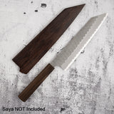 Nigara Aogami (Blue) Super K-tip Gyuto 240mm Tsuchime Black Chacate
