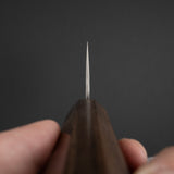 Nigara Aogami (Blue) Super K-tip Gyuto 240mm Tsuchime Black Chacate