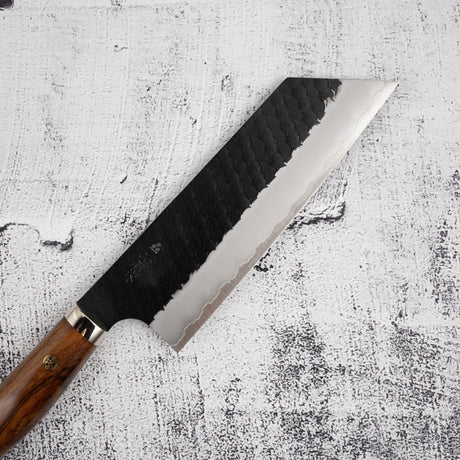 Nigara SG2 Tsuchime K-tip Nakiri 165mm Kurouchi Western Ironwood SP1