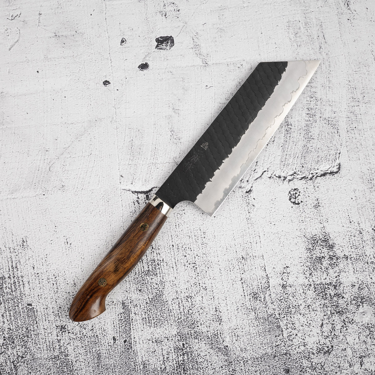 Nigara SG2 Tsuchime K-tip Nakiri 165mm Kurouchi Western Ironwood SP2