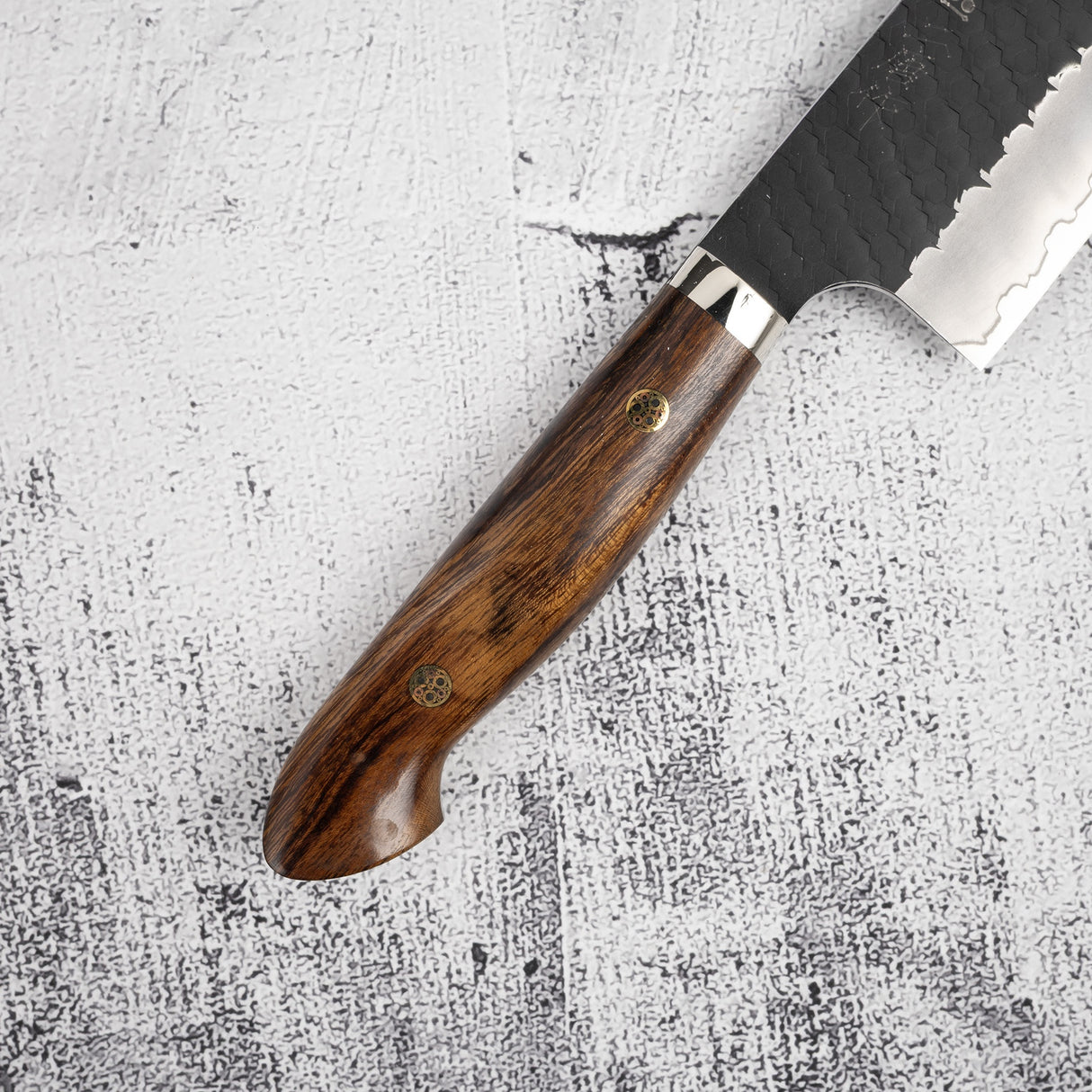 Nigara SG2 Tsuchime K-tip Nakiri 165mm Kurouchi Western Ironwood SP2