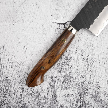 Nigara SG2 Tsuchime K-tip Nakiri 165mm Kurouchi Western Ironwood SP2
