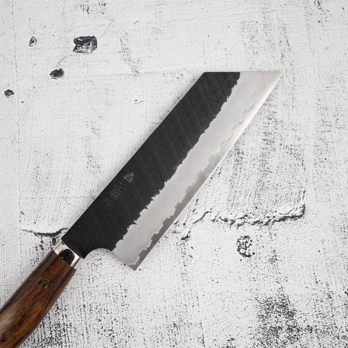 Nigara SG2 Tsuchime K-tip Nakiri 165mm Kurouchi Western Ironwood SP2