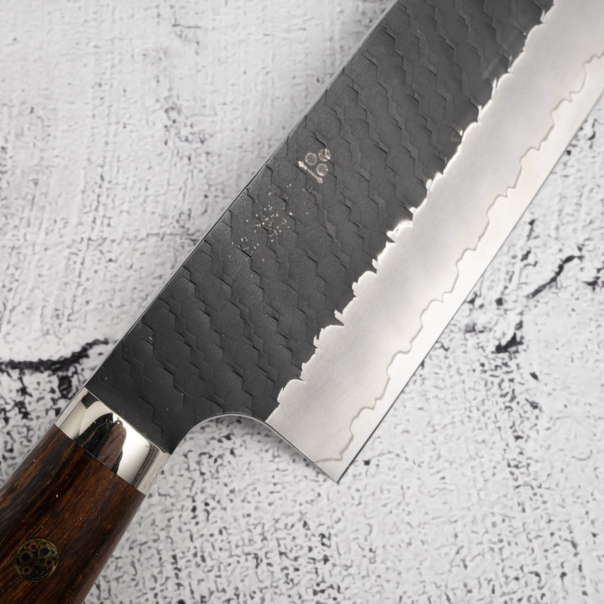 Nigara SG2 Tsuchime K-tip Nakiri 165mm Kurouchi Western Ironwood SP2