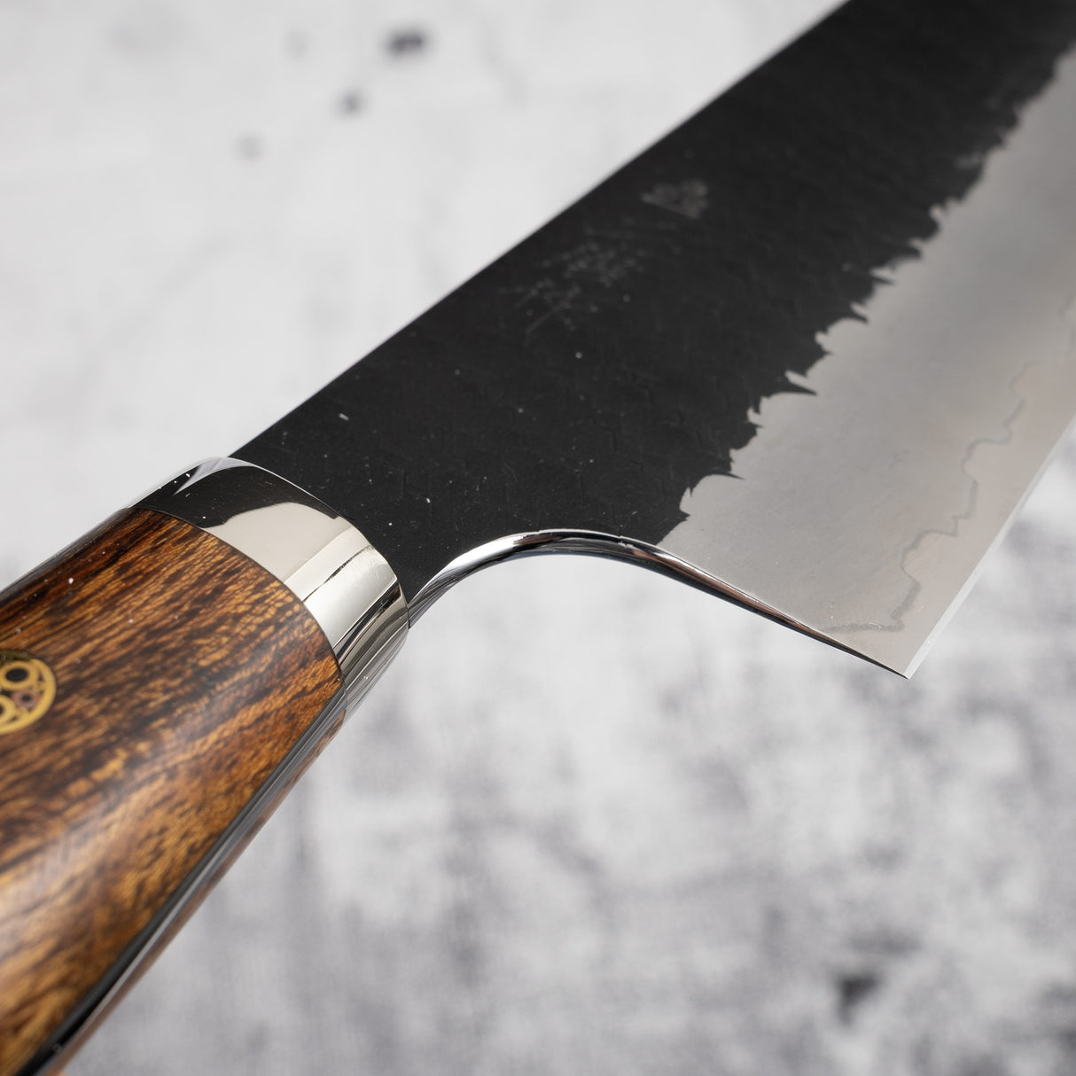 Nigara SG2 Tsuchime K-tip Nakiri 165mm Kurouchi Western Ironwood SP2