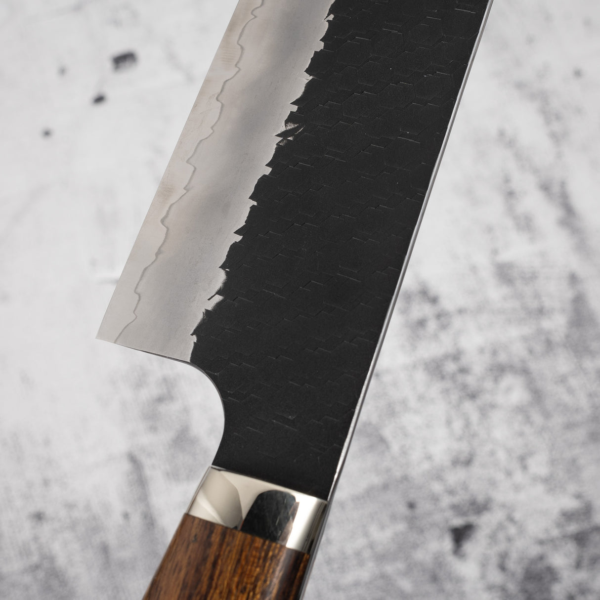 Nigara SG2 Tsuchime K-tip Nakiri 165mm Kurouchi Western Ironwood SP2