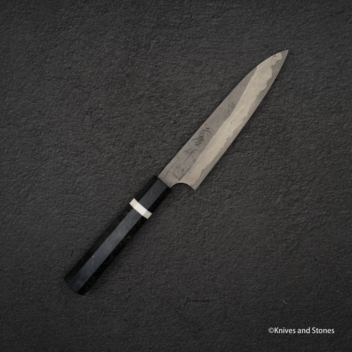 Nigara Ginsan Kurozome Damascus Petty 150mm