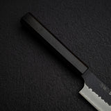 Nigara SG2 Kurouchi Tsuchime K-Tip Sujihiki 255mm Ebony