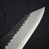 Nigara SG2 Kurouchi Tsuchime K-Tip Sujihiki 255mm Ebony