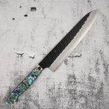 Nigara SG2 Kurouchi Tsuchime Gyuto 240mm Mother-of-pearl Handle