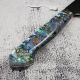 Nigara SG2 Kurouchi Tsuchime Gyuto 240mm Mother-of-pearl Handle