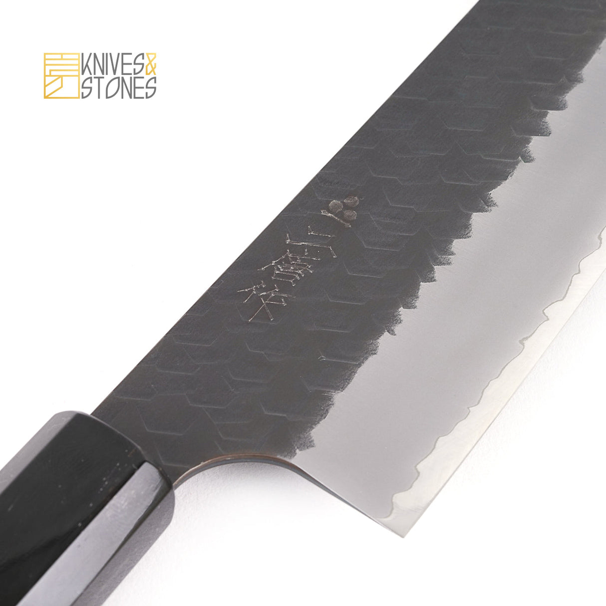 Nigara SG2 Kurouchi Tsuchime Gyuto 210/240/270 mm with K&S Teak wood Handle