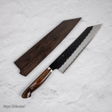 Nigara SG2 Kurouchi Tsuchime K-tip Gyuto 240mm Western Ironwood