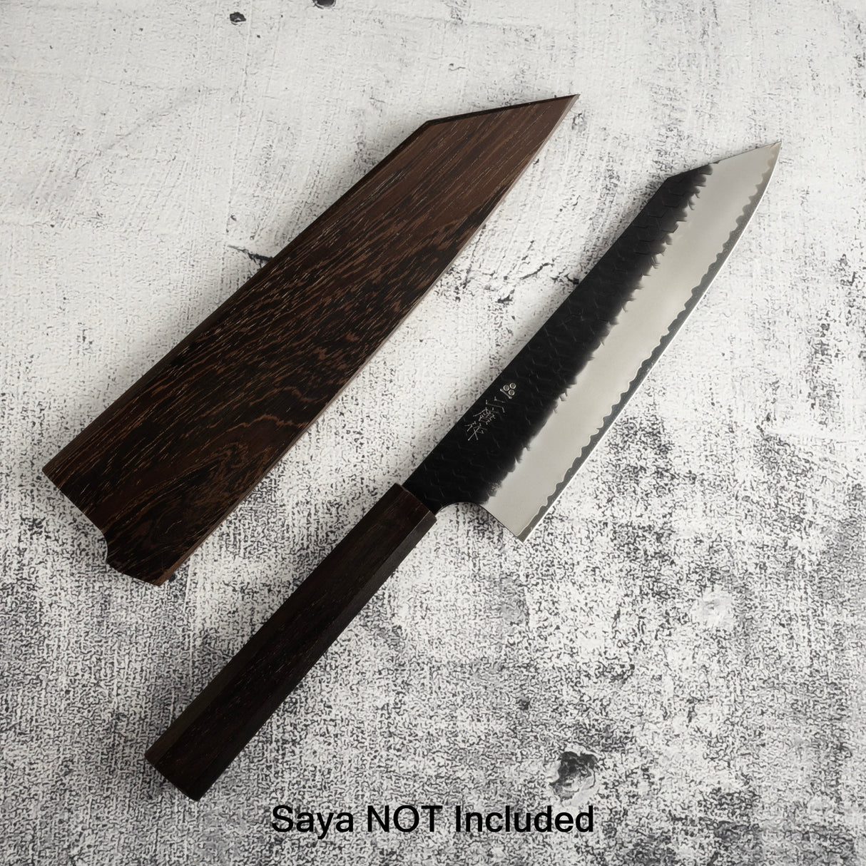 Nigara SG2 Kurouchi Tsuchime K tip Gyuto 210mm