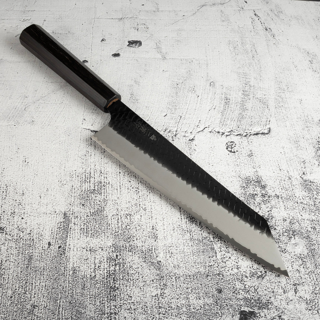 Nigara SG2 Kurouchi Tsuchime K tip Gyuto 240mm
