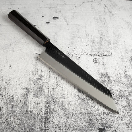 Nigara SG2 Kurouchi Tsuchime K tip Gyuto 240mm