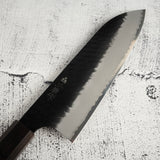 Nigara SG2 Kurouchi Tsuchime Santoku 180mm