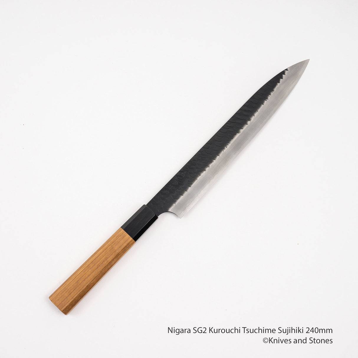 Nigara SG2 Kurouchi Tsuchime Sujihiki 240mm