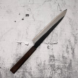 Nigara SG2 Kurouchi Tsuchime Sujihiki 240mm Ebony Handle