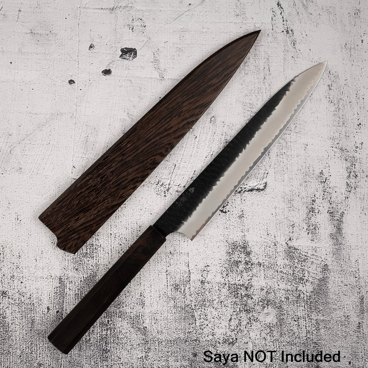 Nigara SG2 Kurouchi Tsuchime Sujihiki 240mm Ebony Handle