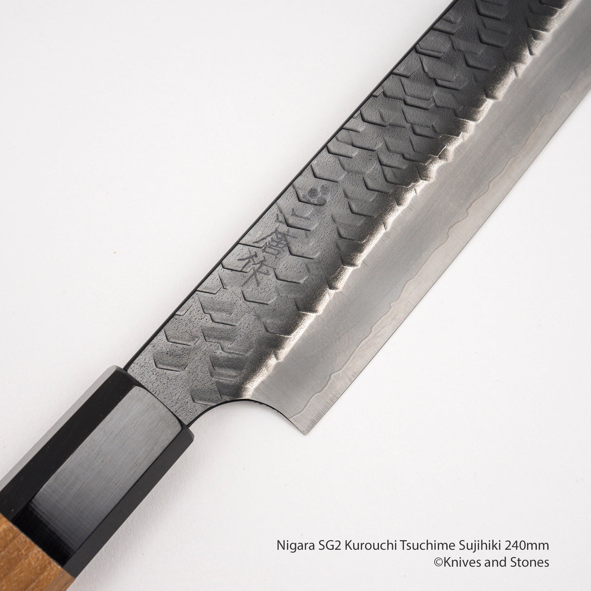 Nigara SG2 Kurouchi Tsuchime Sujihiki 240mm