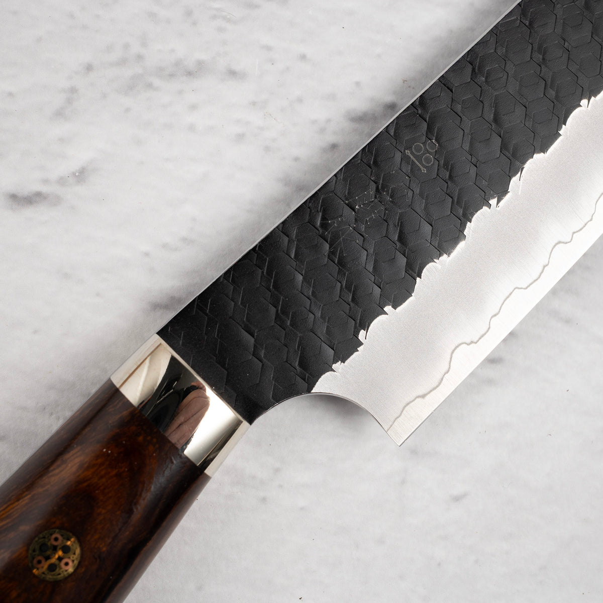 Nigara SG2 Kurouchi Tsuchime Sujihiki 300mm Western Ironwood