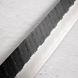Nigara SG2 Kurouchi Tsuchime Sujihiki 300mm Western Ironwood