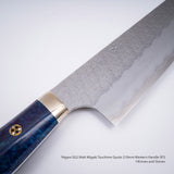 Nigara SG2 Matt Migaki Tsuchime Gyuto 210mm Western Handle SP2