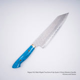 Nigara SG2 Matt Migaki Tsuchime K-tip Gyuto 210mm Western Handle