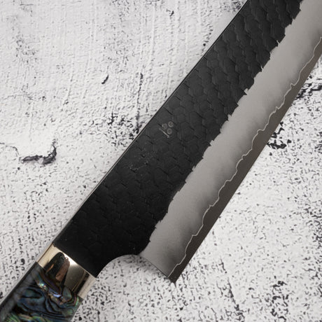 Nigara SG2 Mother-of-pearl K-tip Gyuto 210mm Kurouchi Tsuchime