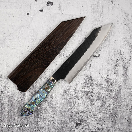 Nigara SG2 Mother-of-pearl K-tip Gyuto 210mm Kurouchi Tsuchime