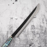 Nigara SG2 Mother-of-pearl Sakimaru Sujihiki 300mm Kurouchi Tsuchime