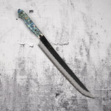 Nigara SG2 Mother-of-pearl Sakimaru Sujihiki 300mm Kurouchi Tsuchime