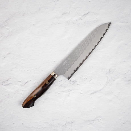 Nigara SG2 Tsuchime Matt Migaki Gyuto 210mm Western Ironwood