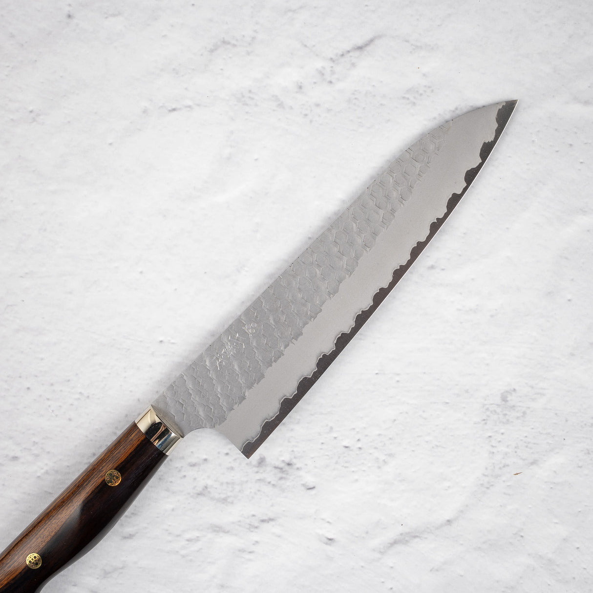 Nigara SG2 Tsuchime Matt Migaki Gyuto 210mm Western Ironwood
