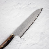 Nigara SG2 Tsuchime Matt Migaki Gyuto 210mm Western Ironwood