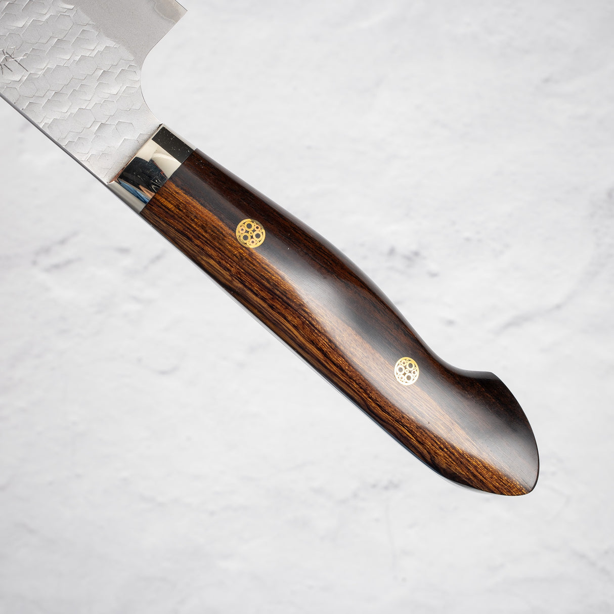 Nigara SG2 Tsuchime Matt Migaki Gyuto 210mm Western Ironwood