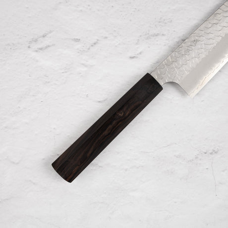 Nigara SG2 Tsuchime Matt Migaki Gyuto 240mm Ebony