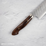 Nigara SG2 Tsuchime Matt Migaki Gyuto 240mm Western Ironwood with Saya