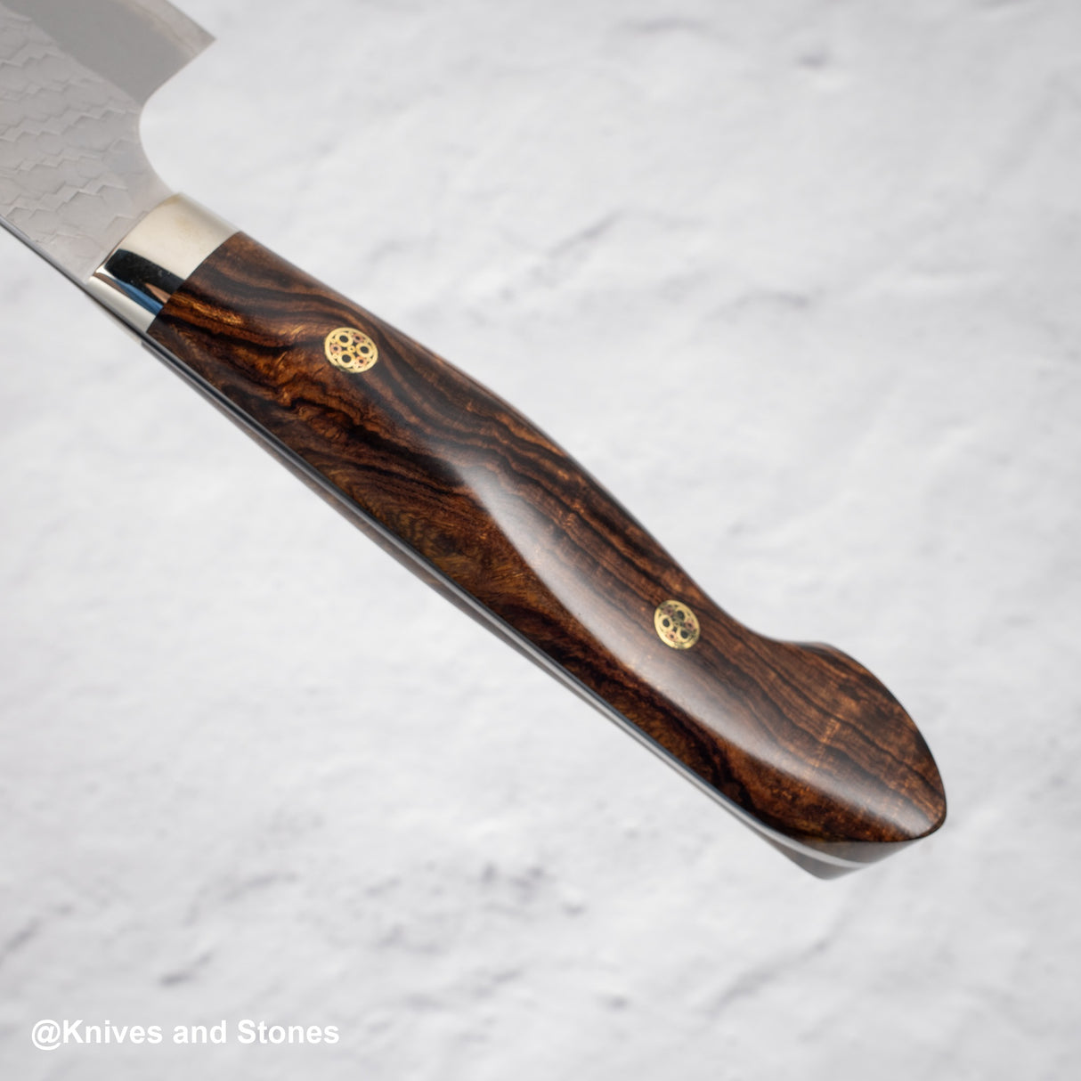 Nigara SG2 Tsuchime Matt Migaki Gyuto 240mm Western Ironwood with Saya